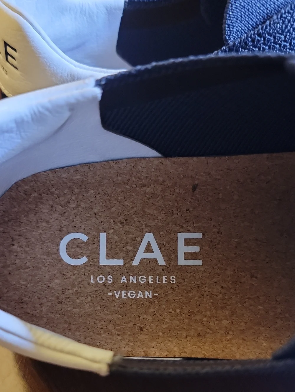 Clae Bradley Knit Low-Top Sneakers in Navy